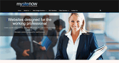 Desktop Screenshot of mysitenow.com